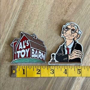 Al's Toy Barn Patch Set - Multicolor